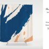 Abstract Art Shower Curtain, Color Nordic Style Minimalism, Waterproof Polyester Curtains