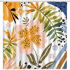 Colorful Floral Shower Curtain, Watercolor Boho Flowers Design, Home Bath Decor Accessories