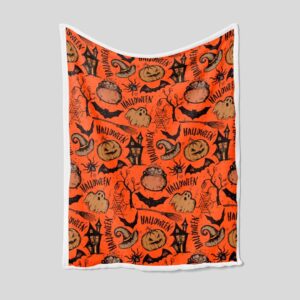Halloween Picnic Blanket For Boys And Girls - Perfect for Bedroom Decor
