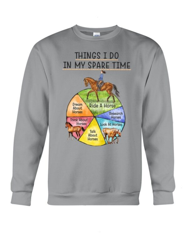 Horses Shirt - Things I Do In Spare Time