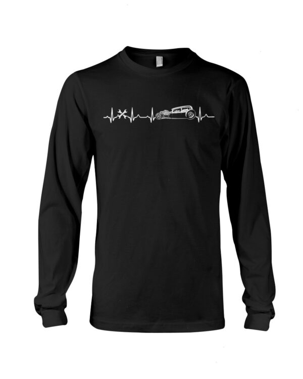 Hot Rod T Shirts Hoodie Sweatshirt with Quote Hot Rod Heartbeat for Hot Rod Lovers