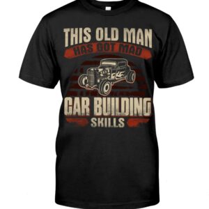 Hot Rod T Shirts Hoodie Sweatshirt with Quote Mad Skills for Hot Rod Lovers