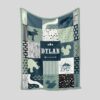 Hunting Camo Moose Quilt Bedding Set - Custom Woodland Baby Blanket