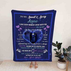 Love Blanket - Personalized Name Quilt Bedding Set - Sofa Blanket, Perfect for Bedroom Decor, Great Gifts for Family