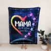 MAMA Blanket - Personalized Name Quilt Blanket Bedding Set - Great Gifts for Family and Home Decoration
