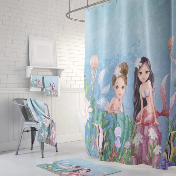 Mermaid Shower Curtain Home Decor