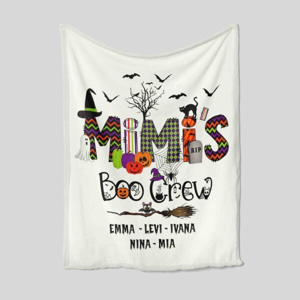 Mimi's Horror Blanket - Personalized Name Quilt Blanket - Great Gifts for Family