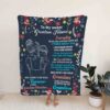 My Sweet Grandson Blanket - Personalized Name Quilt Blanket Bedding Set - Great Gifts for Family and Home Decoration