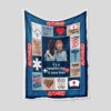 Nurse Life Blanket - Personalized Name Quilt Blanket Bedding Set - Perfect for Bedroom Decor, Great Gifts for Family