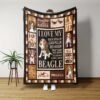 Personalized Beagle Quilt Blanket Bedding Set - Suitable for Picnic