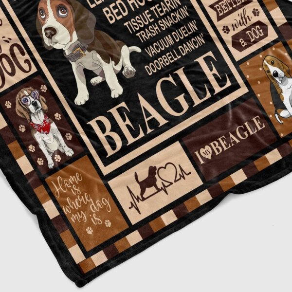 Personalized Beagle Quilt Blanket Bedding Set - Suitable for Picnic