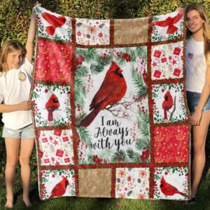 Personalized Cardinal Memorial Quilt Blanket - Suitable for Picnic