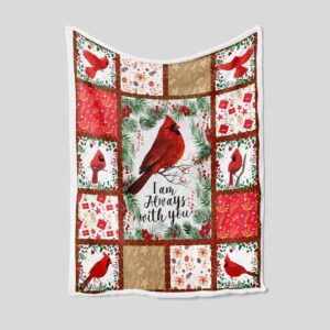 Personalized Cardinal Memorial Quilt Blanket - Suitable for Picnic