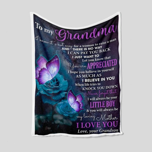 Personalized Flowers Grandparents Quilt Blanket Bedding Set - Great Gifts for Family