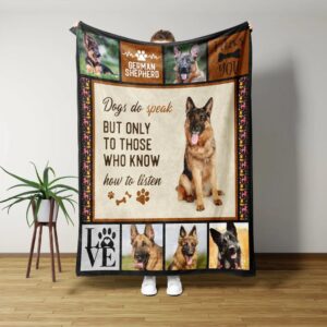 Personalized German Shepherd Blanket Quilt Bedding Set - Sofa Blanket