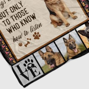 Personalized German Shepherd Blanket Quilt Bedding Set - Sofa Blanket