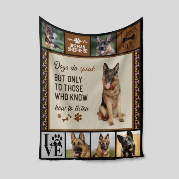 Personalized German Shepherd Blanket Quilt Bedding Set - Sofa Blanket