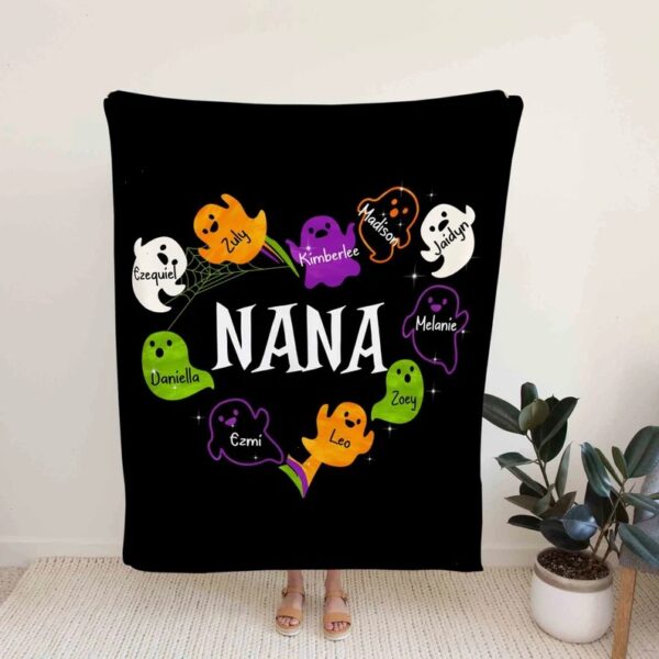 Personalized Halloween Grandpa Blanket Quilt Bedding Set - Suitable for Picnic