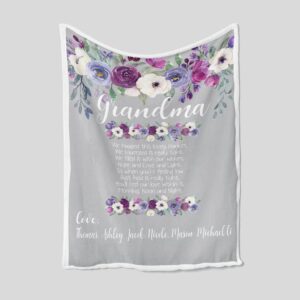 Personalized Halloween Grandparents Quilt Blanket - Home Decoration