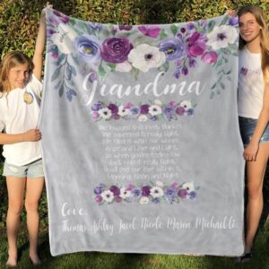 Personalized Halloween Grandparents Quilt Blanket - Home Decoration