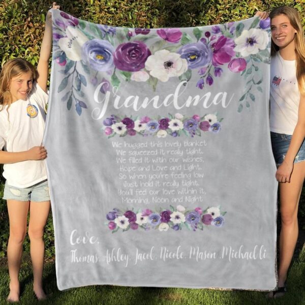 Personalized Halloween Grandparents Quilt Blanket - Home Decoration