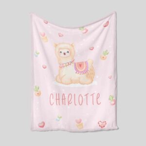 Personalized Llama Quilt Blanket - Great Christmas Gift