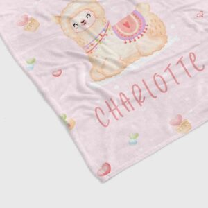 Personalized Llama Quilt Blanket - Great Christmas Gift