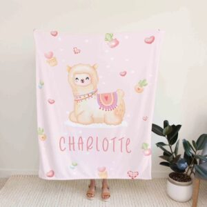 Personalized Llama Quilt Blanket - Great Christmas Gift