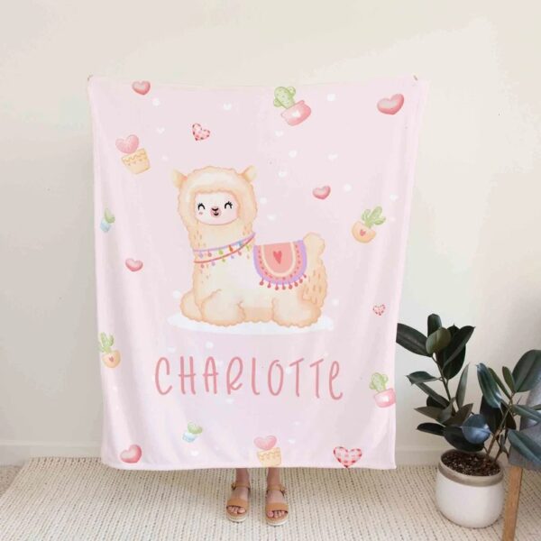 Personalized Llama Quilt Blanket - Great Christmas Gift