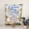 Personalized Woodland Baby Name Quilt Blanket - Sofa Blanket